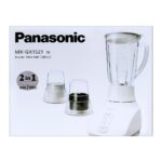 Panasonic Blender With 2 Dry Mill - White MX-EX1521 - Image 2