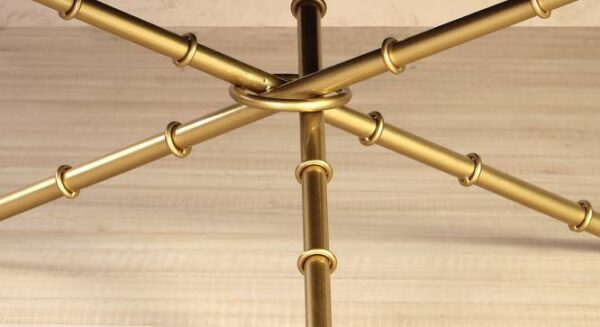 Coffee Table- (Golden, Golden Finish) - Image 5
