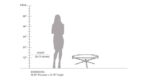 Coffee Table- (Golden, Golden Finish) - Image 6