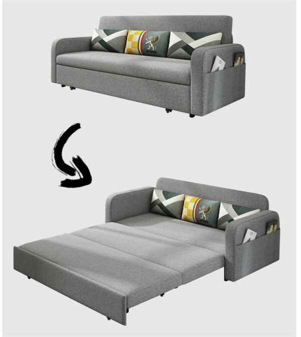 WOODZ Armchair sofa cum bed -convertible sofa -folding- wooden+metal - Image 1