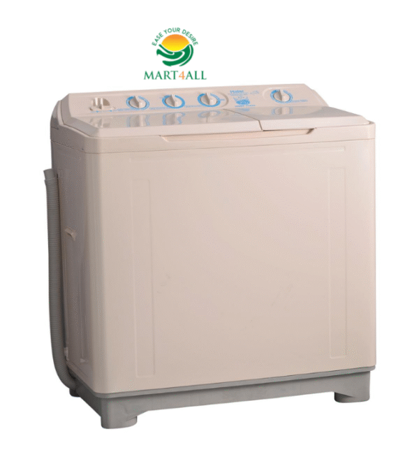 Haier -12kg/ Twin Tub / Semi Automatic/ HWM 120-AS (Gear System/ Virgin Plastic/Overheating Sensor/ High RPM) 10 Years Warranty. - Image 1