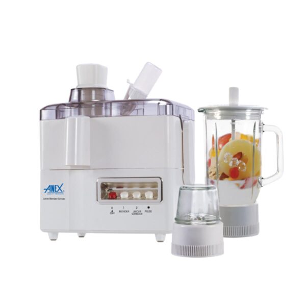 Anex Juicer Blender 3-in-1 (AG-178-GL) Juicer blender dry mill. Stainless steel spinner. - Image 1