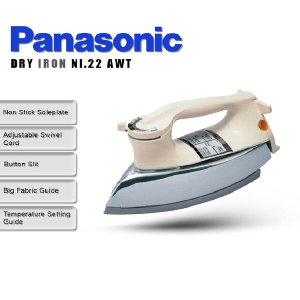 Panasonic Iron NI-22AWT  MALAYSIAN - Image 3
