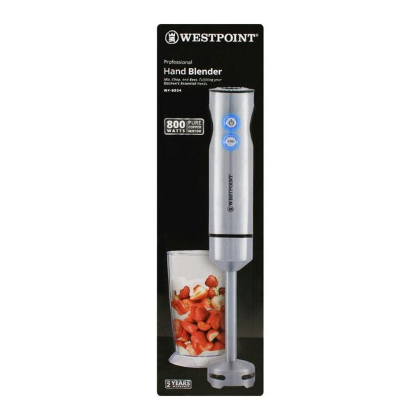 WESTPOINT Hand Blender WF-9934 Hand Mixer 800 watts Hand Grinder - Image 2
