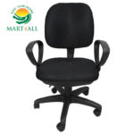 Computer Chair - Office Chair - Study Table - Black Hydrolic & Nylon - Imported