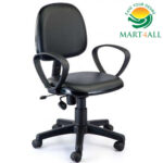 Computer Chair - Office Chair - Study Table - Black Hydrolic & Nylon - Imported - Image 2