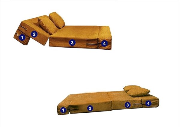 Sofa cum bed Diamond Molty Foam Comfortable, Durable and Luxury - Image 2