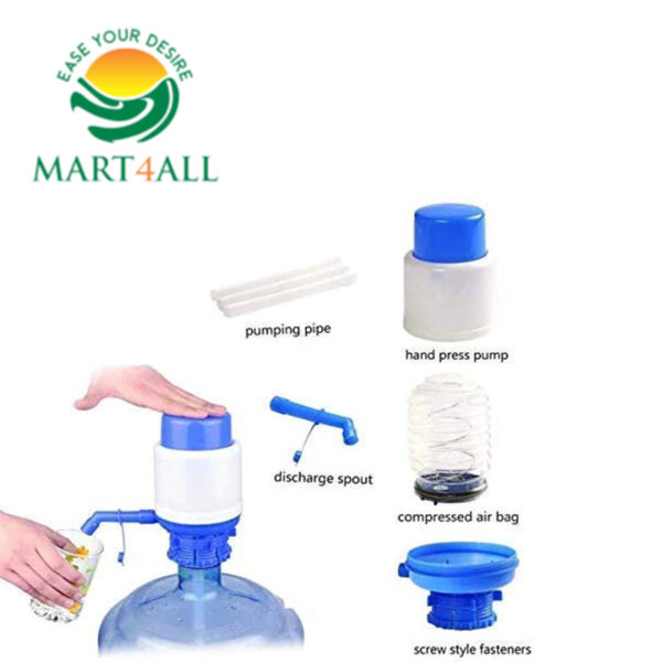 Manual Water Pump Dispenser For 19 liter Water Cans - Image 1