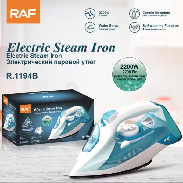 RAF Steam Iron - 2200 Watts - 1194/1211/1233 - Image 5