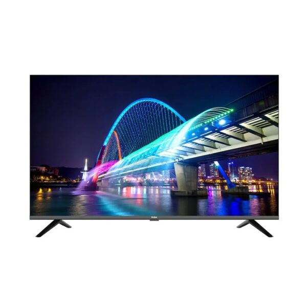 Haier LED TV 43" QLED, H43S80EUX, -Google Tv- 2GB RAM (DDR3) & 32GB ROM - Certified Android Smart + QLED+Bezel-less LED - 2 Years Official Warranty - Latest Model - Image 1