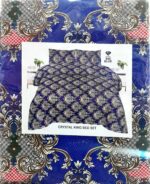 CRYSTAL Printed Bed Sheet – Cotton – Double – King Size – 92″×92″