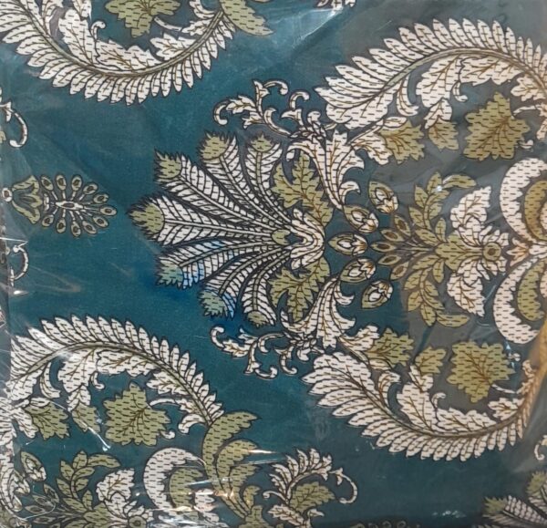 SALONIKA FABRICS Printed Bed Sheet – Cotton – Double – King Size – 92″×92″ - Image 2