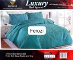 Diamond Luxury Bed Cover - Bed Spread - 3 Pcs Bed Spread Set - Image 3
