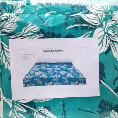 SALONIKA FABRICS Printed Bed Sheet – Cotton – Double – King Size – 92″×92″
