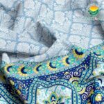 Salonika Printed Bed Sheet – Cotton – Double – King Size – 94″×97″ - Image 3