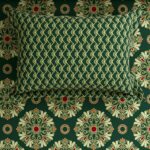 Salonika Printed Bed Sheet – Cotton – Double – King Size – 94″×97″ - Image 4