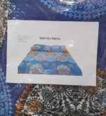 SALONIKA FABRICS Printed Bed Sheet – Cotton – Double – King Size – 92″×92″