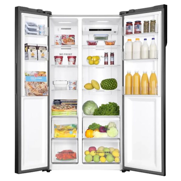 Haier Side By Side HRF-622IBS | Steel - Image 2